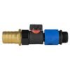 25mm brass barb with bspf-quick connect valve & hose – barbed hose pipe connector uk brass connectors free shipping 35