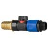 25mm brass barb with bspf-quick connect valve & hose – barbed hose pipe connector uk brass connectors free shipping 39