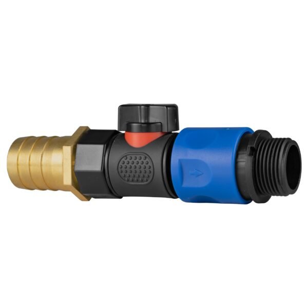 25mm brass barb with bspf-quick connect valve & hose – barbed hose pipe connector uk brass connectors free shipping 7
