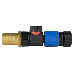 25mm Brass Barb with BSPF-Quick Connect Valve & Hose