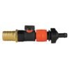 25mm brass barb with bspf-quick connect valve & hose – barbed hose pipe connector uk brass connectors free shipping 1