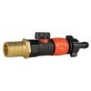 25mm brass barb with bspf-quick connect valve & hose – barbed hose pipe connector uk brass connectors free shipping 2