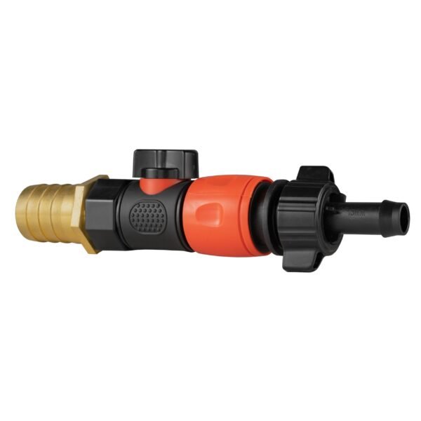 25mm brass barb with bspf-quick connect valve & hose – barbed hose pipe connector uk brass connectors free shipping 3
