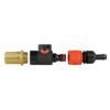 25mm brass barb with bspf-quick connect valve & hose – barbed hose pipe connector uk brass connectors free shipping 4