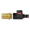 25mm brass barb with bspf thread-quick connect male valve – barbed hose pipe connector uk brass connectors free shipping 35