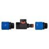Bspf-quick connect male valve with 2 x hose connectors 3/4″ – click-fit garden hose connector uk garden hose fittings free shipping 39