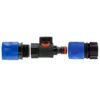 Hose connector blue with 3/4 inch bspf threaded connector – quick connect valve & hose click-fit garden hose connector uk garden hose fittings free shipping 2