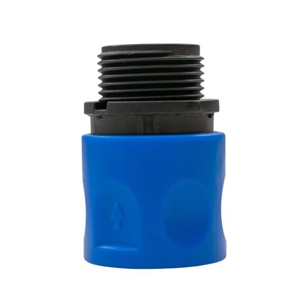 Hose connector blue with 3/4 inch bspf threaded connector – quick connect valve & hose click-fit garden hose connector uk garden hose fittings free shipping 4