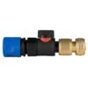 Hose connector blue with bspf quick connect valve and 1/2 inch brass snap-on hose connector garden hose fittings free shipping 1