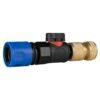 Hose connector blue with bspf quick connect valve and 1/2 inch brass snap-on hose connector garden hose fittings free shipping 2