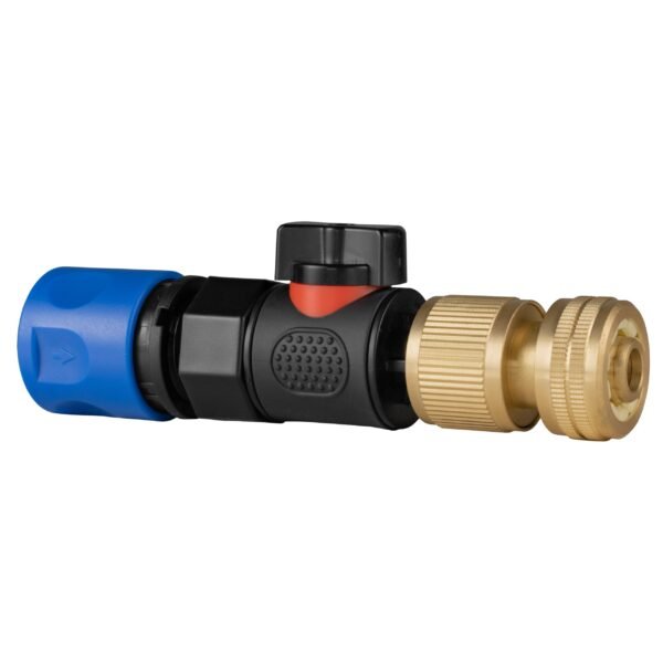 Hose connector blue with bspf quick connect valve and 1/2 inch brass snap-on hose connector garden hose fittings free shipping 3