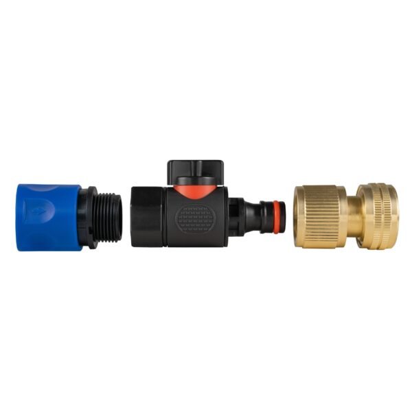 Hose connector blue with bspf quick connect valve and 1/2 inch brass snap-on hose connector garden hose fittings free shipping 4