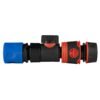 Hose connector blue with bspf quick connect valve and soft touch black/orange half inch hose connector garden hose fittings free shipping 1