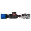 Hose Connector Blue with BSPF- Quick Connect Valve & Hose Full Flow Valves Free Shipping 49
