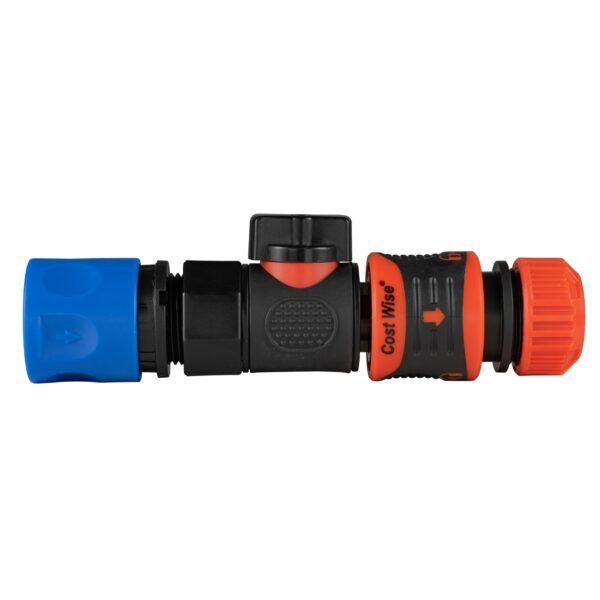 Hose Connector Blue with BSPF- Quick Connect Valve & Hose Full Flow Valves Free Shipping 7