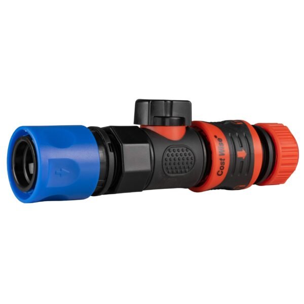 Hose Connector Blue with BSPF- Quick Connect Valve & Hose Full Flow Valves Free Shipping 9