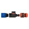 Hose Connector Blue with BSPF- Quick Connect Valve & Hose Full Flow Valves Free Shipping 45
