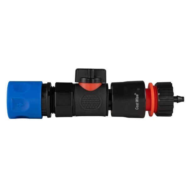 Hose connector blue with bspf- quick connect valve & hose – water flow control valve uk full flow valves free shipping 5