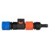 Hose connector blue with bspf quick connect valve and 13mm barb connector – click-fit garden hose connector uk garden hose fittings free shipping 1
