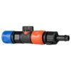 Hose connector blue with bspf quick connect valve and 13mm barb connector – click-fit garden hose connector uk garden hose fittings free shipping 3