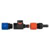 Hose connector blue with bspf quick connect valve and 13mm barb connector – click-fit garden hose connector uk garden hose fittings free shipping 4