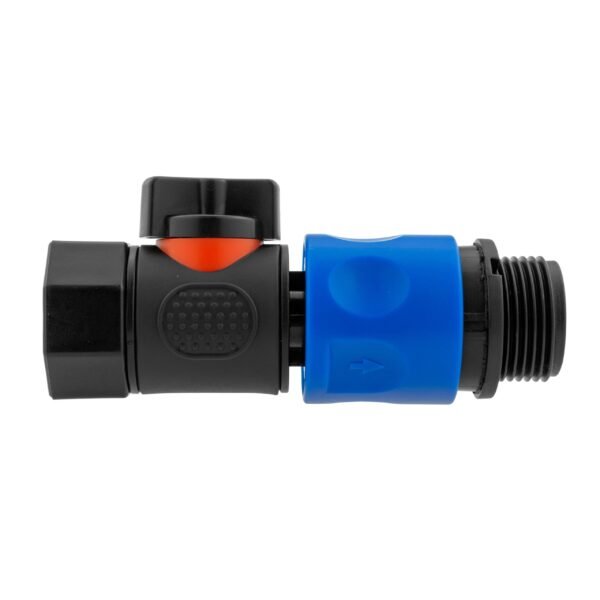 Hose Connector Blue with BSPF Thread- Quick Connect Male