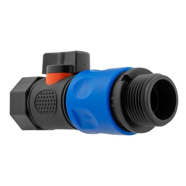 Hose Connector Blue with BSPF Thread- Quick Connect Male