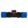 In-line bspm valve with 2 x hose connectors blue – water flow control valve uk brass connectors free shipping 1