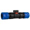 In-line bspm valve with 2 x hose connectors blue – water flow control valve uk brass connectors free shipping 3