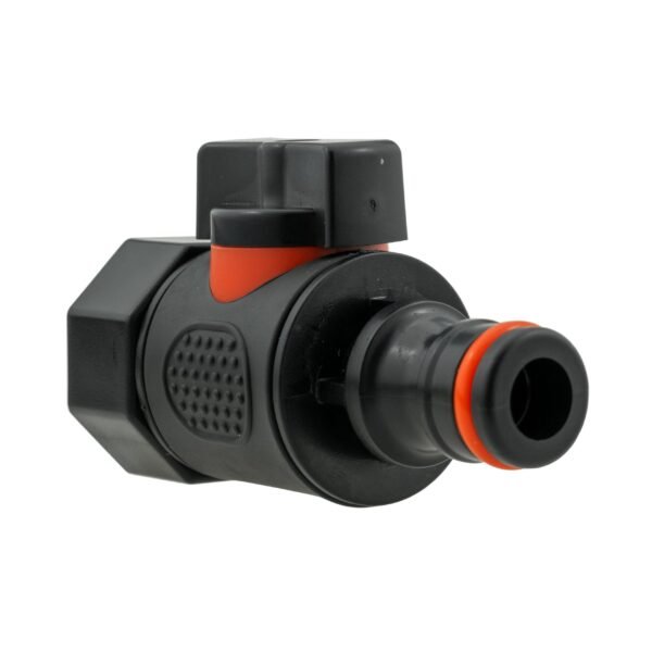 Tap adapter with valve 3/4 inch bspf swivel – snap on male – heavy duty outdoor garden tap uk garden hose connection set free shipping 5