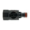Tap adapter with valve 3/4 inch bspf swivel – snap on male – heavy duty outdoor garden tap uk garden hose connection set free shipping 25