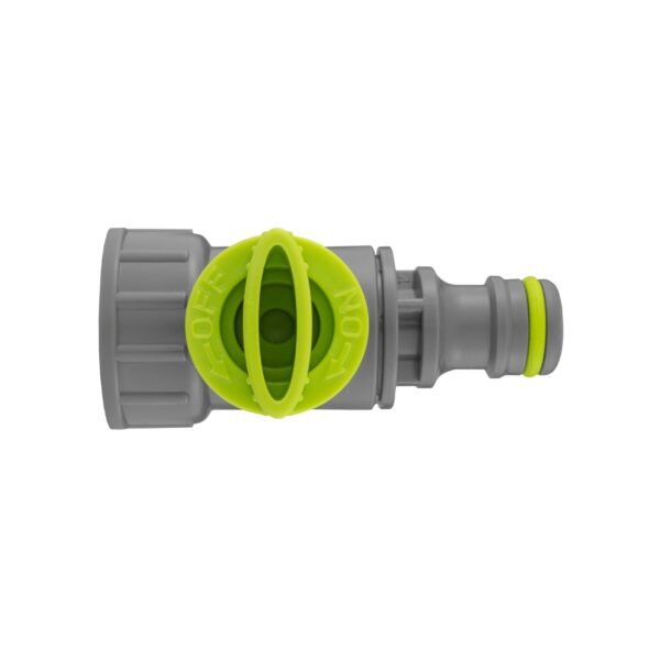 Ibc 2” s60x6 cap with ¾” bsp – click lock valve lime – heavy duty pipe & hose fitting uk ibc tanks fittings free shipping 10