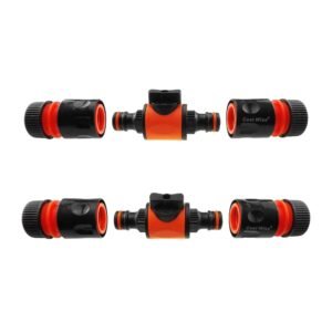 Cost Wise Snap On Male-Male In Line Valve Kit Black/Orange Home & Garden Free Shipping