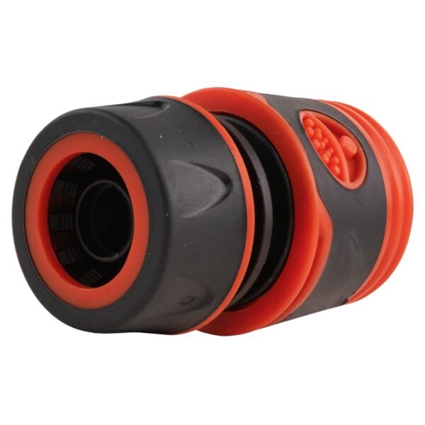 Hose connector blue with bspf quick connect valve and soft touch black/orange half inch hose connector garden hose fittings free shipping 18