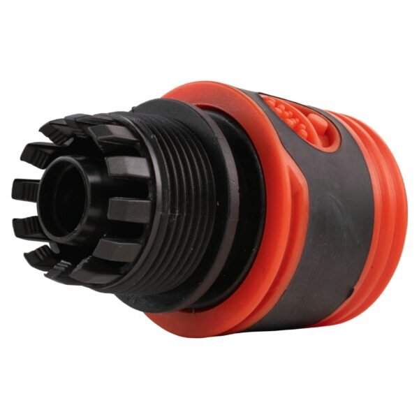 Hose connector blue with bspf quick connect valve and soft touch black/orange half inch hose connector garden hose fittings free shipping 17