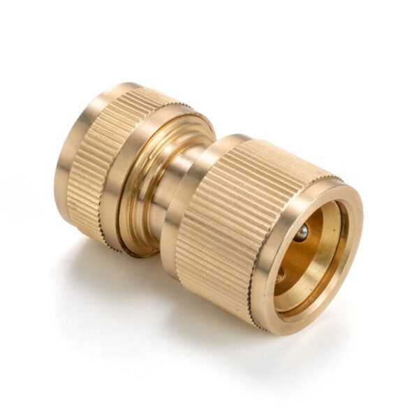 Three Way Tap Splitter Brass 3/4" BSP with Quick Connect and