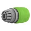 Female Hose Connector, 1/2" or 5/8" Hose, Green/Gray