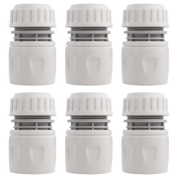 Female Hose Connector, 1/2" or 5/8" Hose,Gray