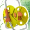 Hose reel for 20m 1/2 inch garden hose yellow – wall mounted garden hose reel uk hose reels & hangers free shipping 10