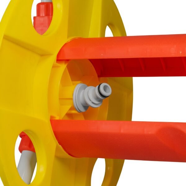 Hose reel for 20m 1/2 inch garden hose yellow – wall mounted garden hose reel uk hose reels & hangers free shipping 8