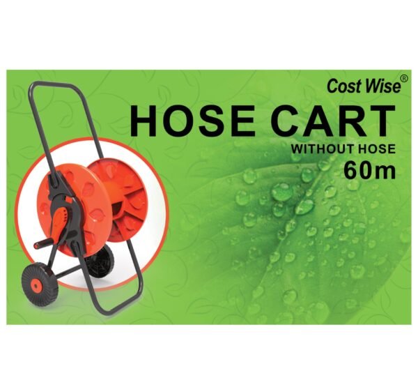 Hose Cart with Wheels for 60m 1/2″ Garden Hose CW Hose Reels & Hangers Free Shipping 13