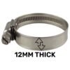 A4 stainless steel hose clip 32mm/50mm – heavy duty pipe & hose fitting uk hose clips free shipping 2