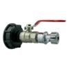 Ibc 2 inch s60x6 cap with lever valve, click lock and hose – home diy accessory uk ibc kits free shipping 53