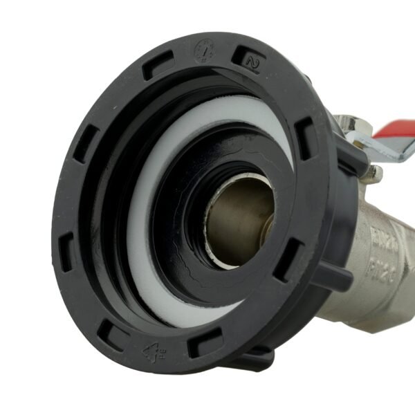 Ibc 2 inch s60x6 cap with lever valve, click lock and hose – home diy accessory uk ibc kits free shipping 15