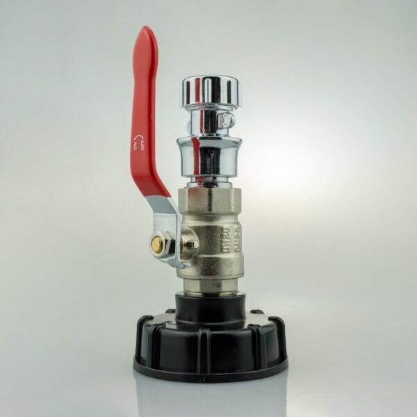 Ibc 2 inch s60x6 cap with lever valve, click lock and hose – home diy accessory uk ibc kits free shipping 7