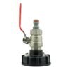 Ibc 2 inch s60x6 cap with lever valve and white line male quick connector – home diy accessory uk ibc kits free shipping 33