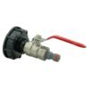 Ibc 2 inch s60x6 cap with lever valve and white line male quick connector – home diy accessory uk ibc kits free shipping 39