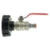 Ibc 2 inch s60x6 cap with lever valve and white line male quick connector – home diy accessory uk ibc kits free shipping 31