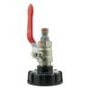 Ibc 2 inch s60x6 cap with lever valve and white line male quick connector – home diy accessory uk ibc kits free shipping 35