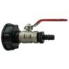 IBC 2” S60X6 Cap with Lever Valve and 16mm Barbed Straight IBC Kits Free Shipping 23